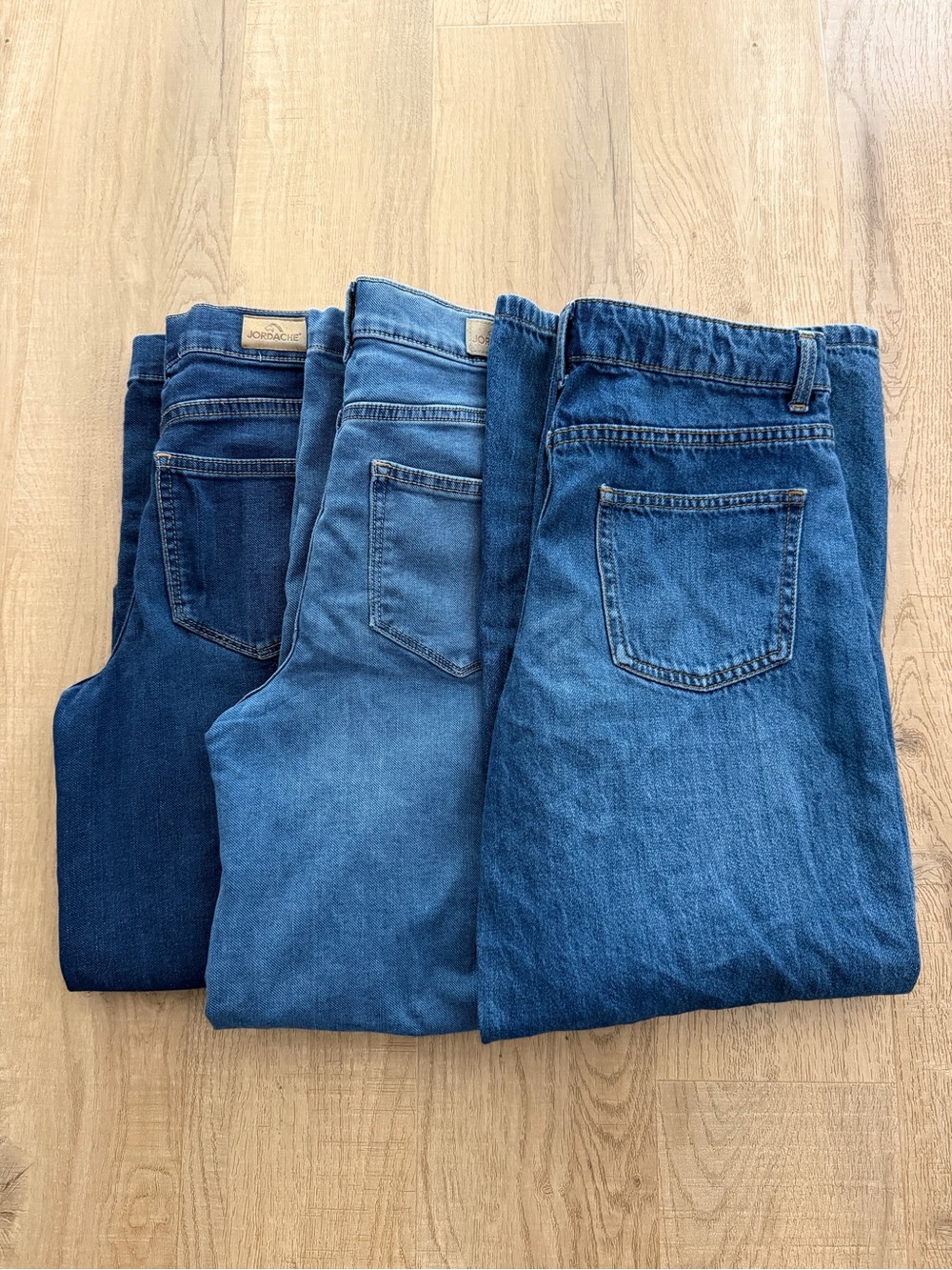 Jordache Kids Blue Denim Jeans - Trio of Blue Washes